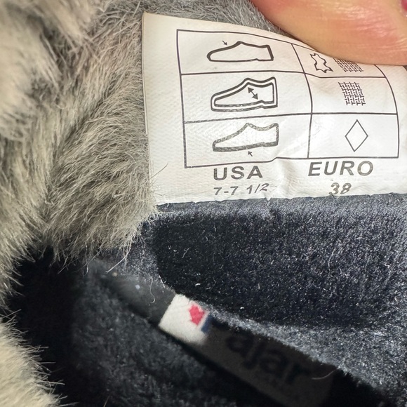 Pajar Canada Women 7-7.5 Alice Waterproof Winter Boots Black Tumbled Leather - Picture 11 of 14